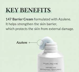 ครีมบำรุงผิวหน้า 147 Barrier Cream 50 มล. ผลิตภัณฑ์บำรุงผิวหน้าจากเกาหลี ผสมสารสกัดจากดอกพีโอนีและอะซูเลน เหมาะสำหรับทุกสภาพผิว ช่วยปกป้องและเติมความชุ่มชื้น - Product Image 3