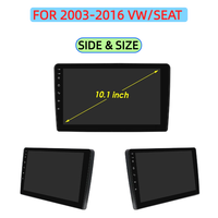 Autoradio Android 13 GPS WiFi Navi 10 pouces pour VW GOLF MK5 MK6 avec Carplay