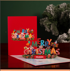 2026 nouvelle personnalisation cartes de voeux de Noël cartes-cadeaux de réveillon de Noël cartes de voeux manuscrites pour les souhaits de Noël - Product Image 4