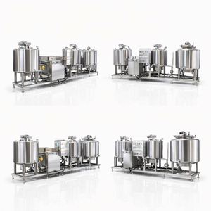 เครื่องผลิตโยเกิร์ตเชิงพาณิชย์ สายการผลิตถังหมักโยเกิร์ต เครื่องพาสเจอร์ไรซ์นมไอศกรีม เครื่องผลิตโยเกิร์ต - Product Image 5