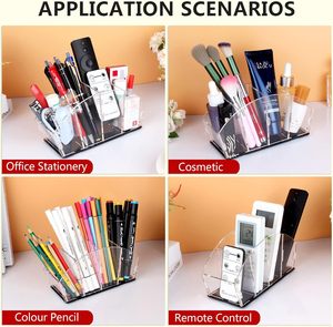 ชั้นจัดเก็บแปรงแต่งหน้าแบบใสที่วางควบคุมด้วยรีโมตสำหรับทีวี - Product Image 3