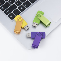 Venta al por mayor Otg Compatible con estilo Metal y Plástico Stick Flash Drive Usb 2,0 16GB/8GB Capacidades en caja con opciones de regalo