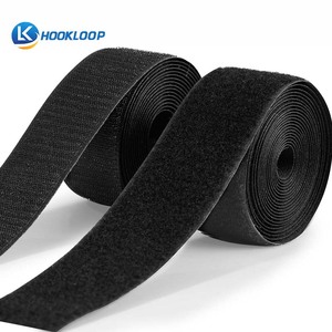 Rollo de cinta de gancho y bucle adhesivo de doble cara resistente al calor de grado médico de nailon 100% para puños desechables y dispositivos pediátricos - Product Image 3