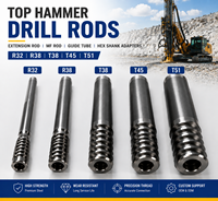 Tige d'extension forgée pour marteau de forage R32 R38 T38 T45 T51, tige MF pour outil de forage de roche minier