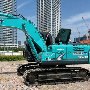 Excavatrice sur chenilles hydraulique moyenne d'occasion Kobelco SK140, machine de construction de 14 tonnes, Kobelco SK140 d'occasion, excavatrice moyenne d'occasion - Product Image 1