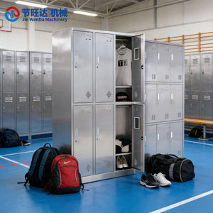 Casiers de rangement pour vêtements de <span class=keywords><strong>travail</strong></span> en acier métallique à 2-24 portes avec serrure à clé pour les salles de sport et les bureaux - Product Image 3