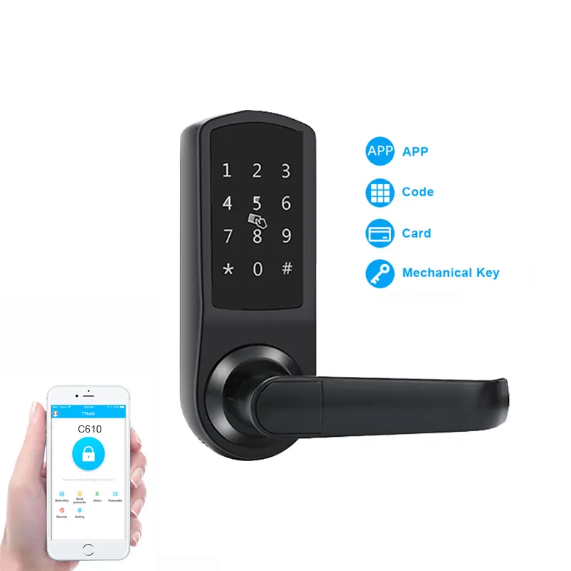 2023 xu hướng mới sản phẩm duy nhất chốt điện tử NFC khóa truy cập thông minh khóa cửa cho khách sạn nhà căn hộ