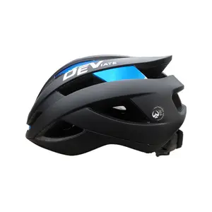 Hot Model Factory Lightweight Intergrally-mold Bike Helmet - Matte Black Combos Blue Yellow Red Casque