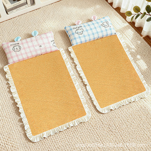 Alfombra de ratán/refrigerante de verano para gatos, estilo princesa, transpirable, refrescante, adecuada para mascotas y perros, extraíble y lavable - Product Image 2