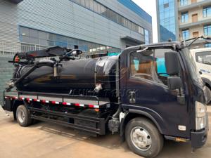 รถบรรทุกไฮโดรแวคคั่ม ISUZU KV100 6 ลูกบาศก์เมตร ปั๊ม Jurop PINFL จากอิตาลี 360 °   รถดูดฝุ่นแบบเจ็ทพร้อมแขนดูดหมุนได้ ปรับแต่งการจัดวางได้ - Product Image 3