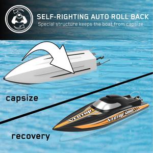 Haute Vitesse Brushless RC Jet Boat ABS 2.4Ghz Étanche Racing Télécommande Rapide <span class=keywords><strong>Yacht</strong></span> Modèle bateau ARTR - Product Image 4