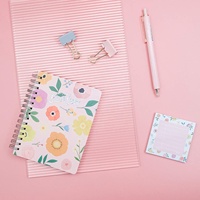 Kit de papelería para niños y niñas, suministros escolares con Cuaderno, notas adhesivas, Clips para bolígrafos
