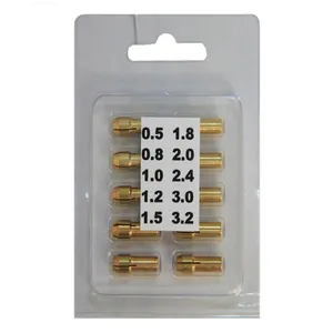 SDPSI10pcs/הרבה מיני תרגיל פליז קולט צ 'אק 4.8mm שוק עבור Dremel כלי 0.5-3.2mm תרגיל מנעול אגוז