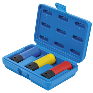 JEU DE 3 DOUILLES À CHOCS POUR ÉCROU DE ROUE 1/2 "-NOIR - Product Image 2