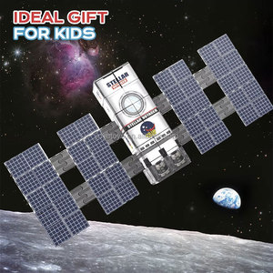 Set di Costruzioni Magnetiche Spaziali 120 Pezzi, Blocchi Magnetici Educativi per Bambini EN71, ASTM per Scuola - Product Image 1