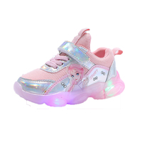 Nouvelle tendance Mesh Surface Respirant Étudiant Casual Chaussures De Sport LED Kid Light Sports Chaussures De Course