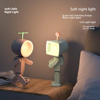 Mini lampe de nuit LED moderne, blanc chaud, rectangulaire, à intensité variable, rechargeable par USB, alimentée par batterie, pour salon