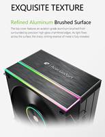 CPU Air Cooler 6 Heat Pipes 250W TDP Dual Tower Heatsink Fan PC Gaming Cooler Quiet PWM Processor Radiator for Intel and AMD