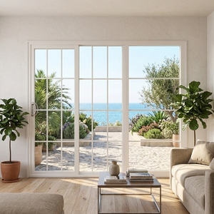 Porte coulissante en PVC LEDOW, résistante aux intempéries, à haute efficacité énergétique, avec cadre durable pour les projets résidentiels et multifamiliaux - Product Image 6