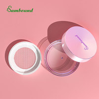 Récipients de poudre libre vides personnalisés pour poudre corporelle bocaux en plastique de grand diamètre de 70mm usines d'emballage de cosmétiques