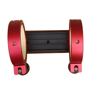<span class=keywords><strong>Kson</strong></span> Classic Red 63mm Telescopio Anillos Abrazaderas de tubo universales seguras para refractores y reflectores Tubo óptico - Product Image 4