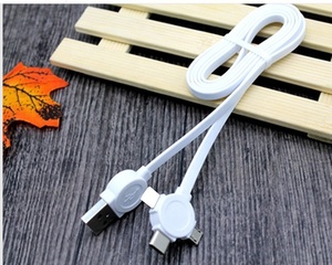 Color <span class=keywords><strong>de</strong></span> alta calidad <span class=keywords><strong>de</strong></span> elección múltiple 3in1 <span class=keywords><strong>de</strong></span> carga del <span class=keywords><strong>teléfono</strong></span> móvil micro cable - Product Image 3