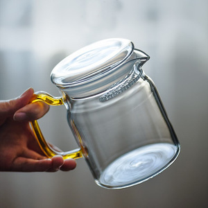 Dispensador de té de vidrio con filtro de forma irregular para juegos de té Kung Fu, uso en el té de la tarde - Product Image 3