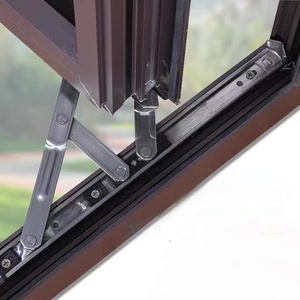 Stainless Steel <b>Silver</b> Sliding Support Four-Link Hinge Outward-Opening Window Support Flat-Opening Anti-Fall <b>Bracket</b> Strong Easy - Product Image 1
