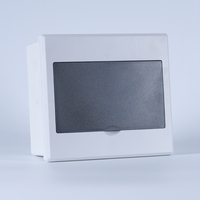 Boîte de distribution d'alimentation miniature 8 voies en plastique avec disjoncteur, certifiée 3C, pour intérieur, promotion simple et givrée