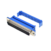 Connecteur mâle DB IDC 9P 15P 25P 37P à sertir, borne à pression en cuivre plaqué or, fiche DB IDC pour assemblage de câble plat