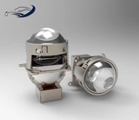 Projecteur LED universel 3 pouces 100W à double lentille 6000K 10000LM 12V pour automobile
