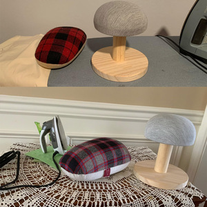 Tabla de planchar de madera para sujetadores, camisas, cuellos, puños y <span class=keywords><strong>sombreros</strong></span>, tabla de planchar pequeña, taburete de planchar portátil, tabla de planchar ropa - Product Image 4