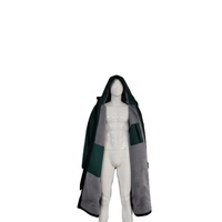 Peignoir de change épais et imperméable pour homme avec doublure polaire, écologique et respirant, idéal pour la plage et le surf