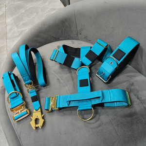 戦術的な犬の首輪とリーシュセット犬のハーネスセットをカスタマイズ - Product Image 1