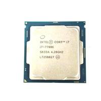 Processeur Intel Cpus I7-7700K Intel Core I7-7700K 4.20GHz Quadricœur LGA 1151 65W 14nm I7 7700 Processeur de bureau