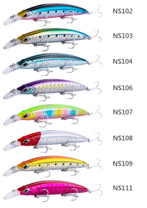 Leurres de pêche à la traîne en eau salée NOEBY 110 mm 19 g, leurres de type minnow - Product Image 4