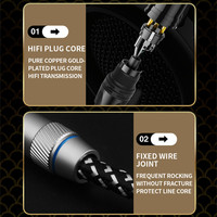 QINCROWN Z100 câble de ligne Audio XLR femelle RCA mâle pour barre de son actif Subwoofer lecteur DVD haut-parleur Application 1m 2m Stock