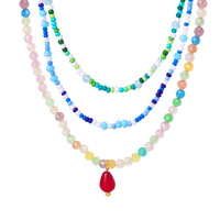 Tendance mode chaude Colliers ras du cou en acier inoxydable plaqué or 18 carats Perles de diamants taille ovale Bijoux tendance pour femmes pour un anniversaire