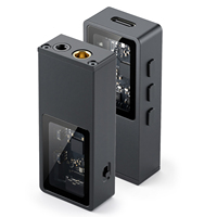 Amplificateur DAC portable professionnel mini USB Type-C OEM avec sorties équilibrées 3,5 mm/4,4 mm, audio haute résolution, éclairage RGB