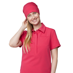 Gorro de enfermera Bouffant de tela tejida Premium Comfort YH para profesionales médicos banda elástica ajustable transpirable para cirugía - Product Image 5