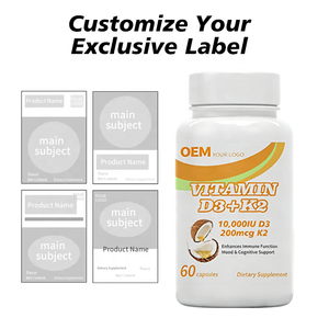 Soluciones de Empaque Personalizadas para Suplementos de Vitamina D3 y K2, Fábrica con MOQ Flexible, Tamaños de Botellas y Cajas para Marcas con Enfoque Visual - Product Image 5