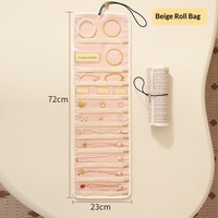 Sac de rangement pour bijoux en gros, grande capacité, portable, étui de voyage pour boucles d'oreilles, bagues, pendentifs, colliers