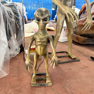 Statue réaliste d'<span class=keywords><strong>alien</strong></span> animatronique grandeur nature de modèle extraterrestre d'OVNI pour la décoration - Product Image 5