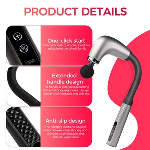 Masseur musculaire électrique en gros en forme de U pour le dos, masseur corporel, pistolet de massage des tissus profonds pour le cou, les épaules, les jambes - Product Image 6