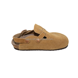 Factory Direct Suede <b>Clogs</b> | Adjustable Strap Design - Product Image 2