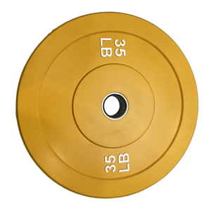 ชุดแผ่นกันชน10lbs/25lbs // 35lbs/<span class=keywords><strong>45lbs</strong></span>/55lbs แผ่นยางน้ำหนักสำหรับยกน้ำหนักการฝึกความแข็งแรง - Product Image 6
