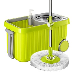 Thay Thế Spuerfine Sợi Bông Lau Đầu Di Động Ma Thuật Sàn Ướt Và Khô Dễ Dàng Lau 360 Với Bánh Xe Xô Xử Lý Xô - Product Image 1