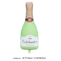 Ballon de bouteille de Champagne pastel mat Ballons de fête de Bachelorette de Champagne pour les décorations de fête de poule d'amour de nuit de filles ivres