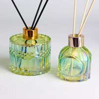 Bouteille vide en verre de diffuseur d'arôme de parfum d'intérieur de luxe personnalisée de 200ml en gros