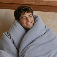Couette d'hiver chaude en velours côtelé doux, alternative au duvet, sur mesure OEM, fournisseur de couettes King et Queen
